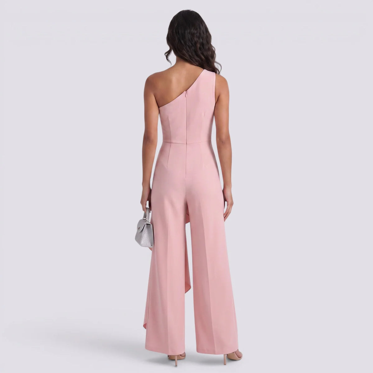 Salma | Mono largo asimétrico elegante