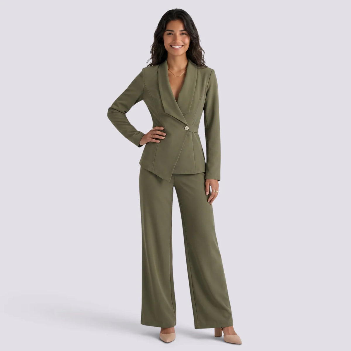 Alba | Conjunto blazer pantalón elegante