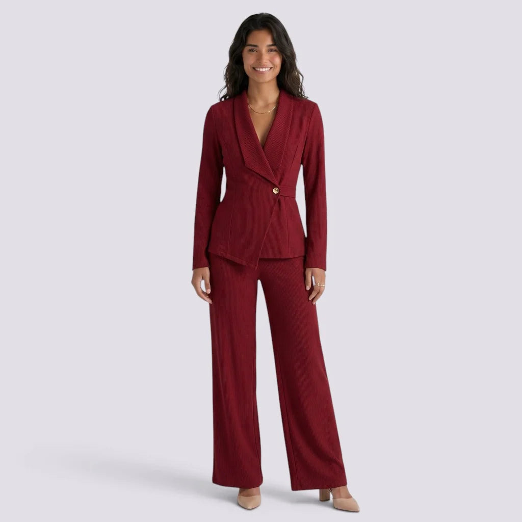 Alba | Conjunto blazer pantalón elegante