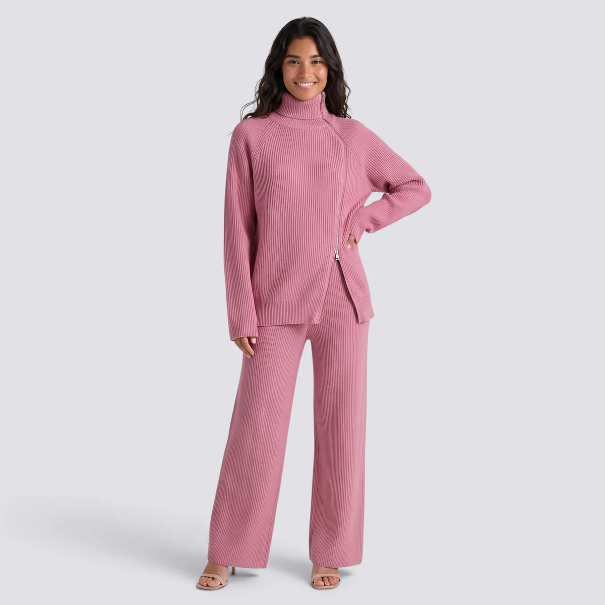 Alicia | Conjunto cuello alto con pantalón