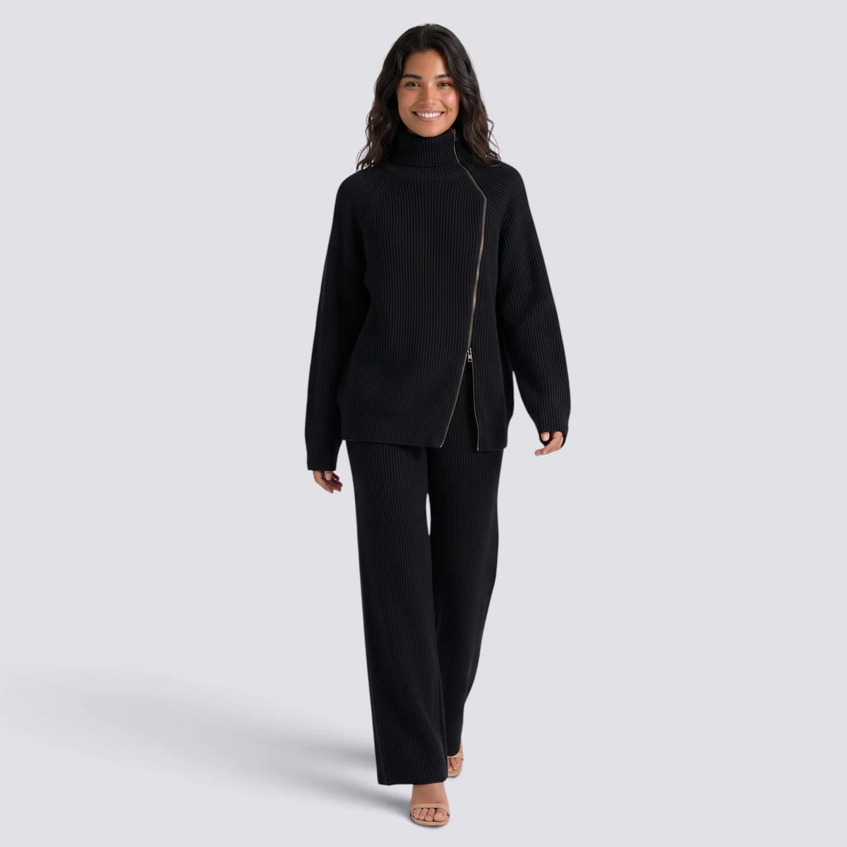 Alicia | Conjunto cuello alto con pantalón