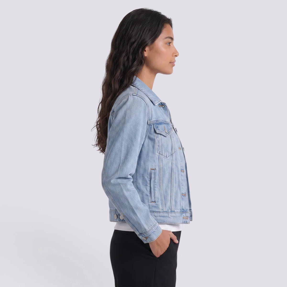 Paola | Chaqueta vaquera reversible asimétrica