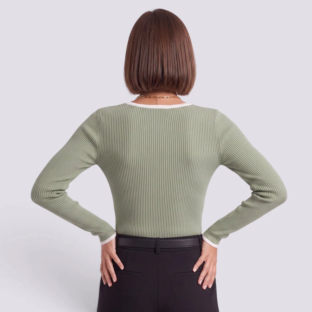 Paula | Camiseta rayas oversize cuello pico