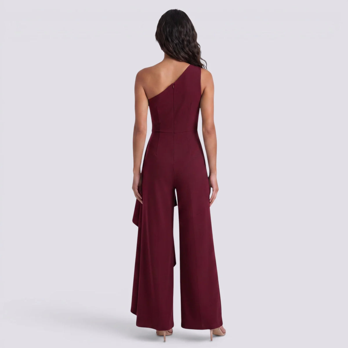 Salma | Mono largo asimétrico elegante