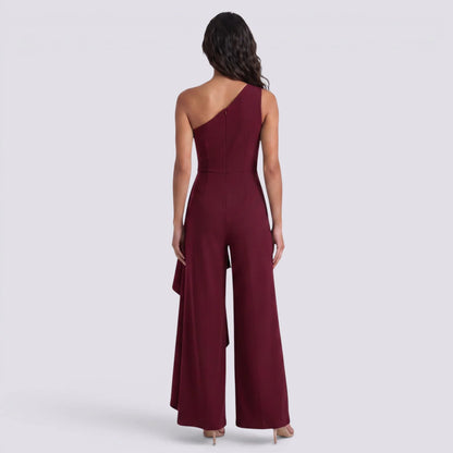 Salma | Mono largo asimétrico elegante