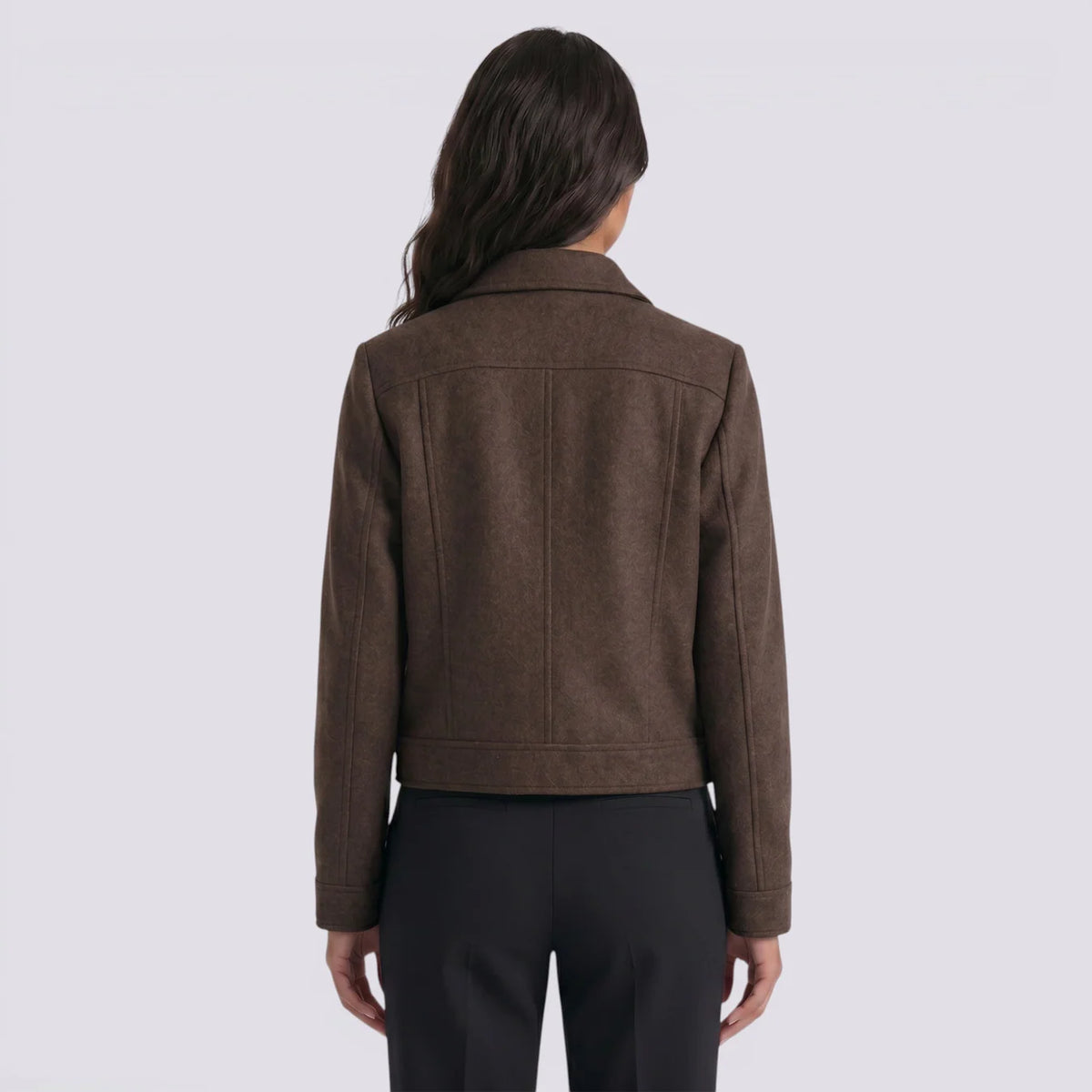 Silvia | Chaqueta corta con cremallera frontal