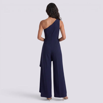 Salma | Mono largo asimétrico elegante