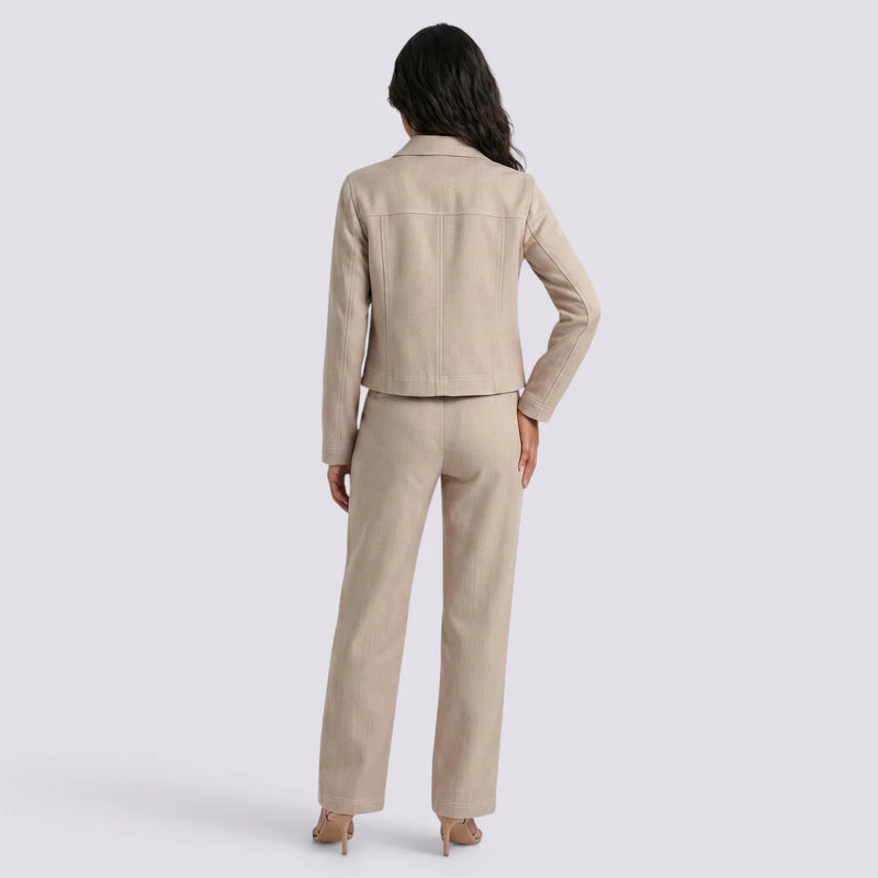 Valeria | Conjunto dos piezas chaqueta pantalón pata de gallo
