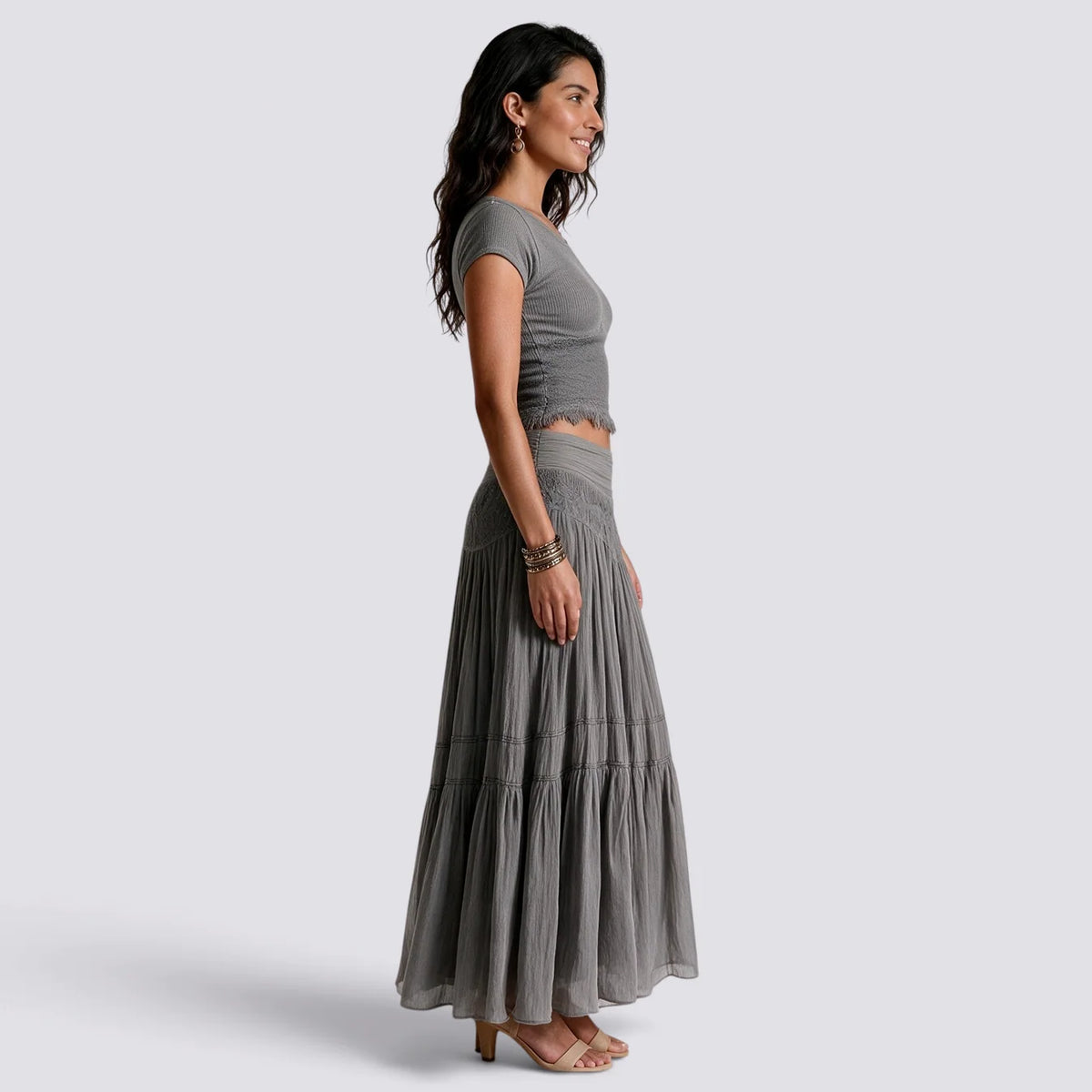 Yolanda | Conjunto dos piezas mujer falda larga