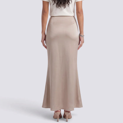 Tatiana | Falda larga satinada elegante