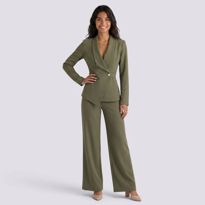 Alba | Conjunto blazer pantalón elegante