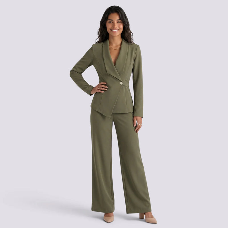 Alba | Conjunto blazer pantalón elegante