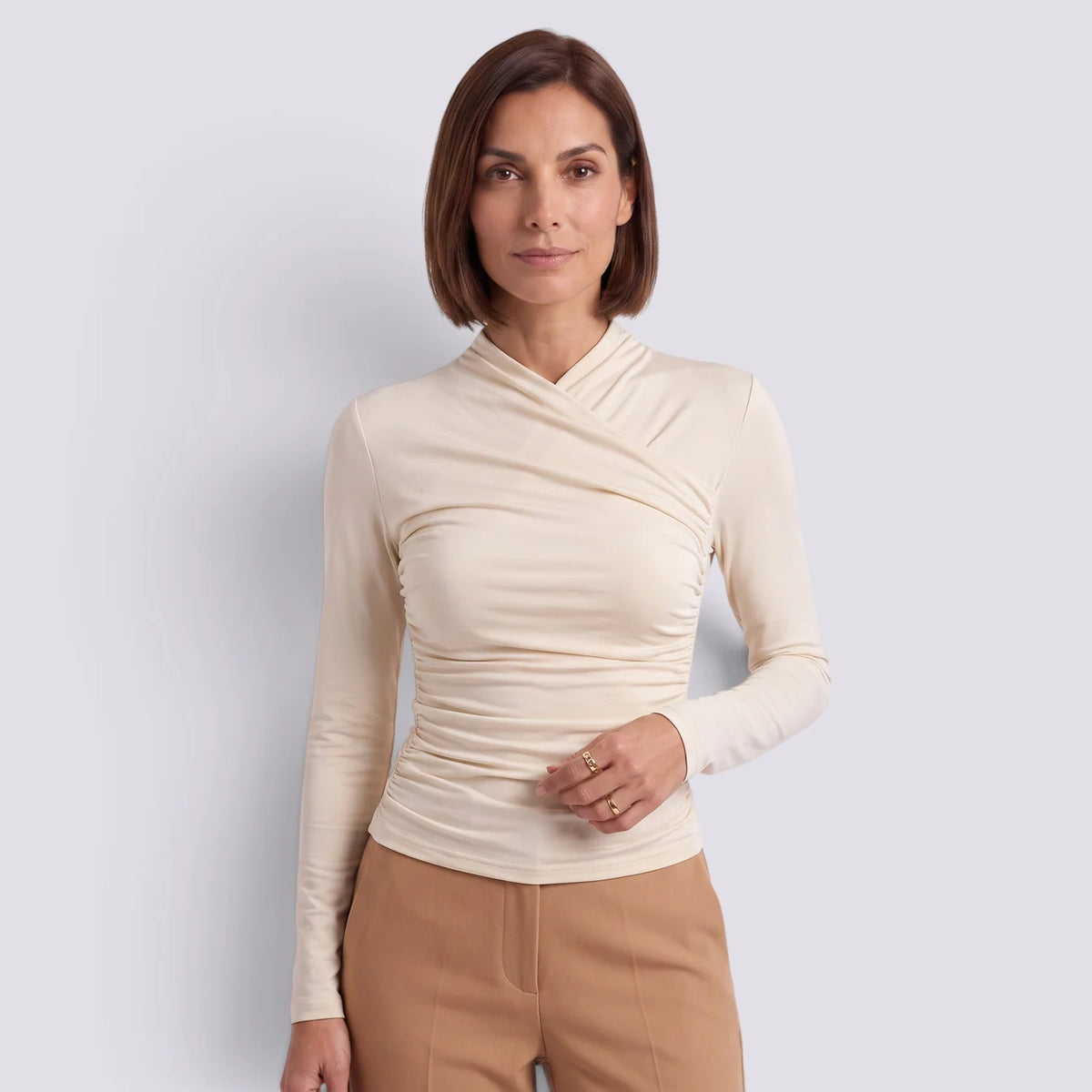 Flavia | Blusa manga larga escote cruzado
