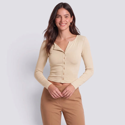 Daniela | Camiseta manga larga ajustada