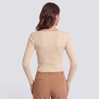 Daniela | Camiseta manga larga ajustada