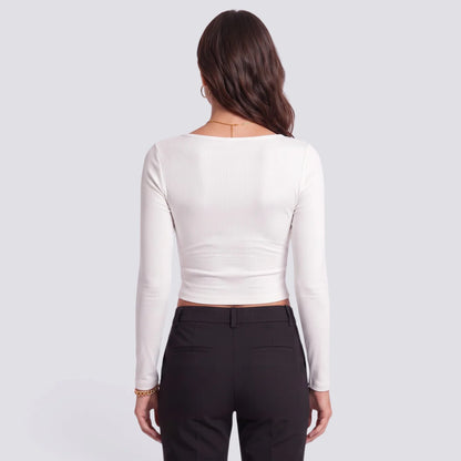 Daniela | Camiseta manga larga ajustada