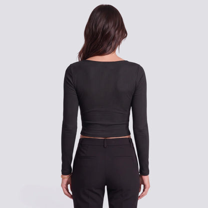 Daniela | Camiseta manga larga ajustada