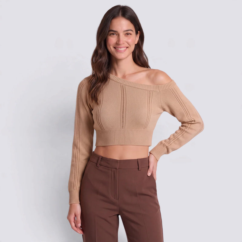 Elena | Top de punto hombros descubiertos