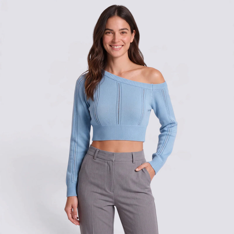 Elena | Top de punto hombros descubiertos