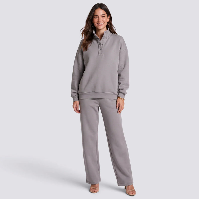 Estefania | Conjunto oversize con capucha dos piezas