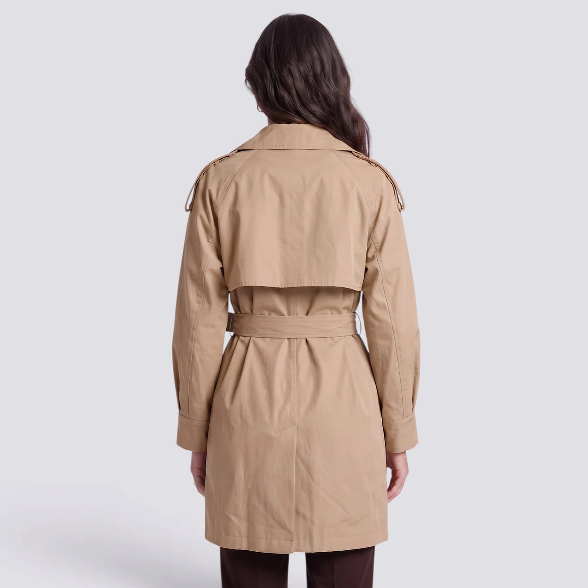 Ana | Chaleco gabardina con cinturón