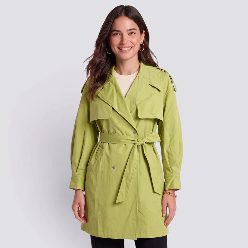 Ana | Chaleco gabardina con cinturón