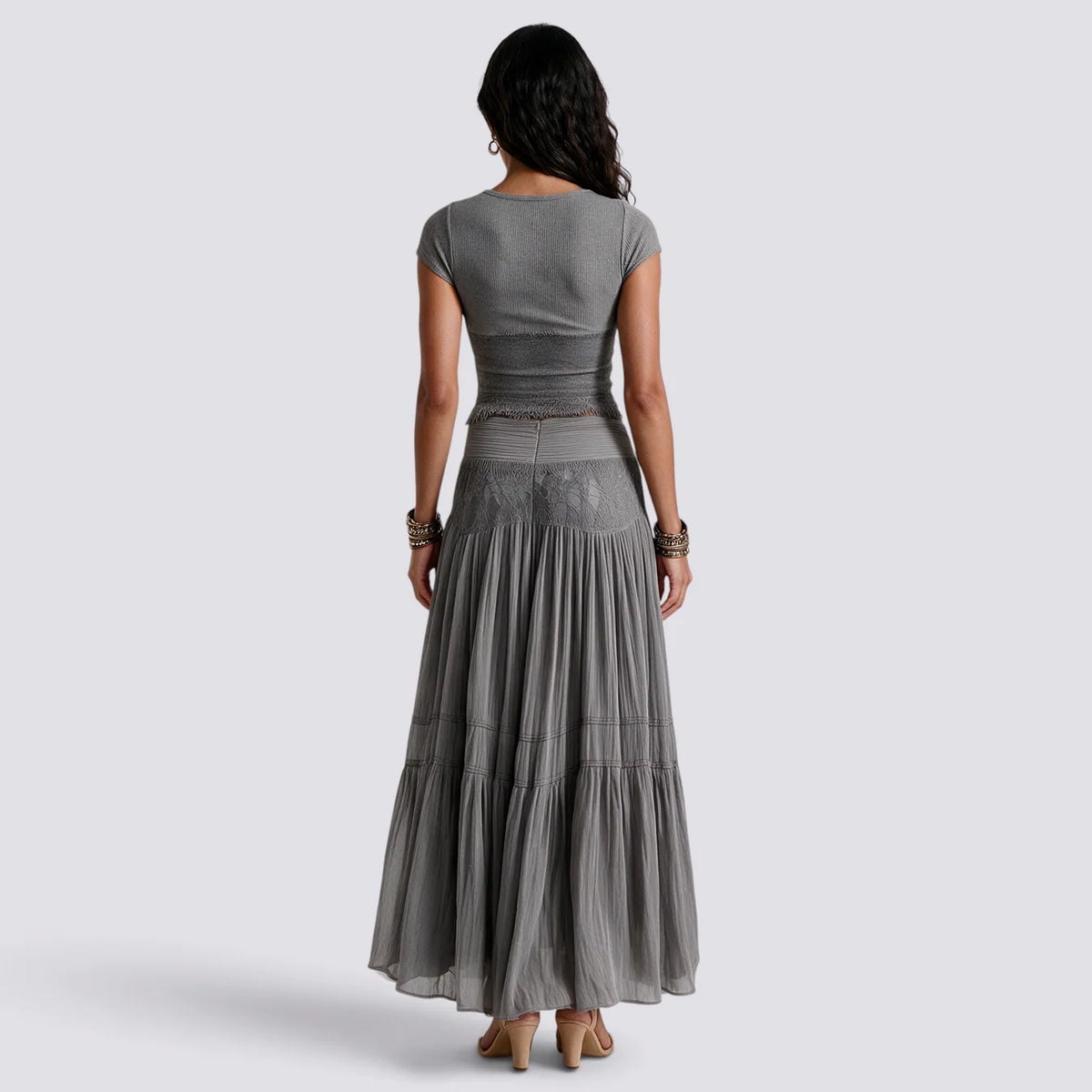 Yolanda | Conjunto dos piezas mujer falda larga