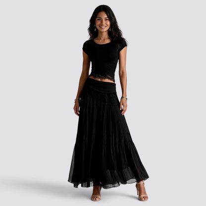 Yolanda | Conjunto dos piezas mujer falda larga