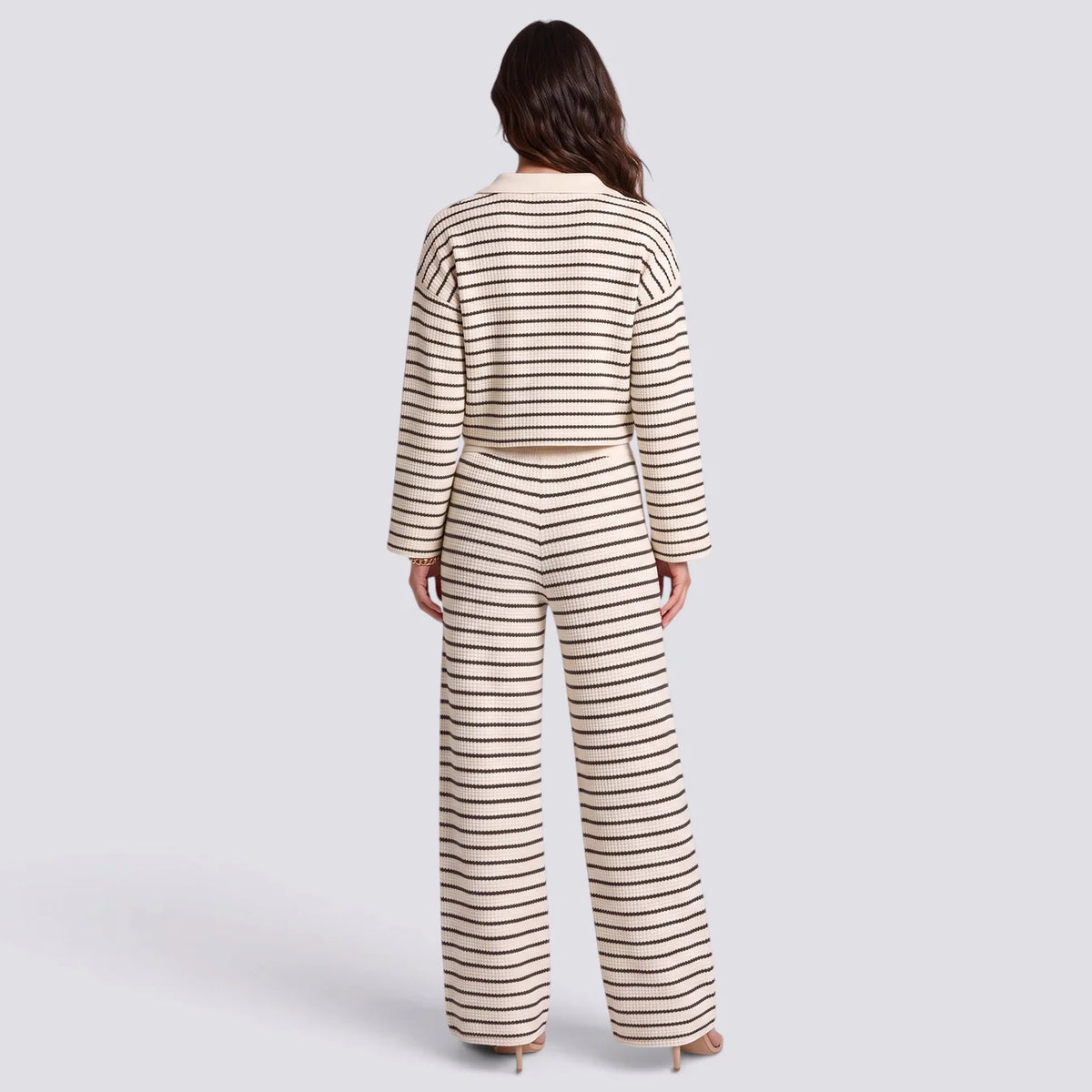 Carmen | Conjunto mujer de punto a rayas